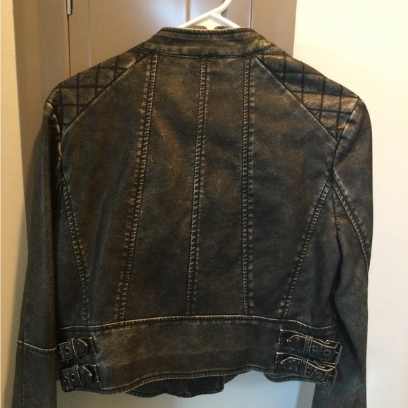 Faux Leather Jacket - Picture 3 of 4